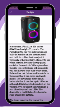 Baixar jbl partybox 300 guide Educação para Android captura de tela 4