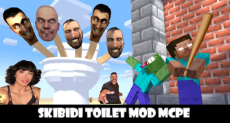 Baixar Skibidi Toilet Mod Minecraft Entretenimento para Android captura de tela 4