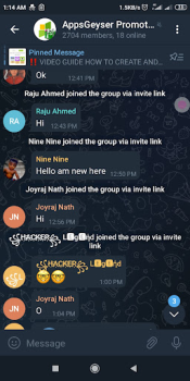 Baixar Messenger lite, telegram lite Contato para Android captura de tela 3