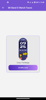 Baixar Xiaomi Mi Band 8 Watch Faces Personalização para Android captura de tela 3