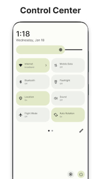 Baixar Controls Android 14 Style Personalização para Android captura de tela 6