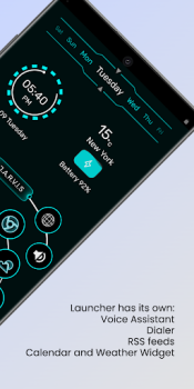 Baixar Jarvis Scifi: lançador épico Personalização para Android captura de tela 2