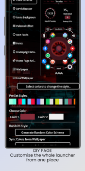Baixar Jarvis Scifi: lançador épico Personalização para Android captura de tela 3