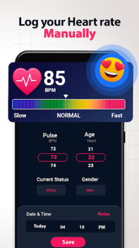Baixar Monitor de Frequência Cardíaca Medicamento para Android captura de tela 5