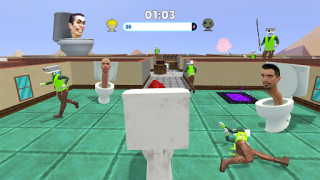 Baixar Camera Man vs Toilet Head TPS Jogos de ação para Android captura de tela 4