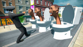 Baixar Skibidi Cameraman Toilet Mod Aventura para Android captura de tela 2