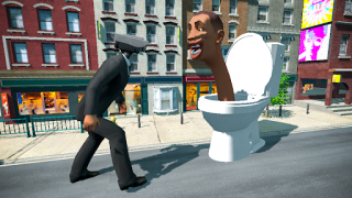 Baixar Skibidi Cameraman Toilet Mod Aventura para Android captura de tela 4