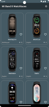 Baixar Mi Band 8 WatchFaces Personalização para Android captura de tela 2