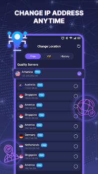 Baixar VPN - Fast Secure Proxy Ferramentas para Android captura de tela 5