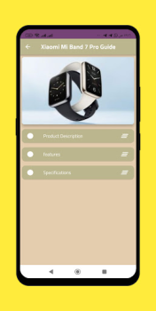 Baixar Xiaomi Mi Band 7 Pro Guide Ferramentas para Android captura de tela 2