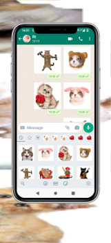 Baixar memes Adesivos Gatos Contato para Android captura de tela 5