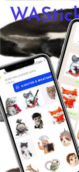 Baixar memes Adesivos Gatos Contato para Android captura de tela 6