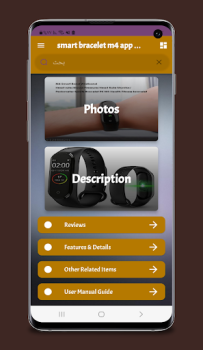 Baixar Smart bracelet m4 guide Estilo de vida para Android captura de tela 2