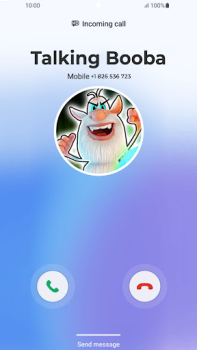 Baixar Scary Talking Booba Fake Call Entretenimento para Android captura de tela 4