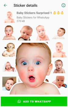 Baixar Baby Stickers for WhatsApp Contato para Android captura de tela 3