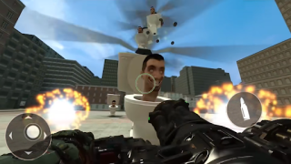 Baixar Skibidi Toilet 3D Shooting Jogos de ação para Android captura de tela 2