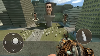Baixar Skibidi Toilet 3D Shooting Jogos de ação para Android captura de tela 5