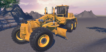 Baixar Grader Simulator Snowy Roads Simuladores para Android captura de tela 2