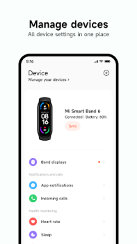 Baixar Mi Fitness (Xiaomi Wear) Saúde e Bem-estar para Android captura de tela 3