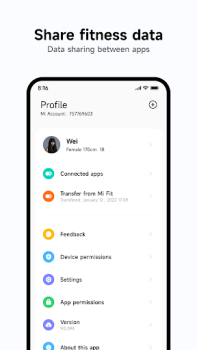 Baixar Mi Fitness (Xiaomi Wear) Saúde e Bem-estar para Android captura de tela 4