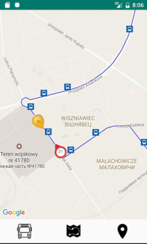 Baixar BusGrodno Mapas e navegação para Android captura de tela 2