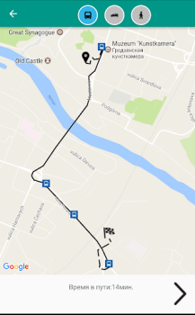 Baixar BusGrodno Mapas e navegação para Android captura de tela 3