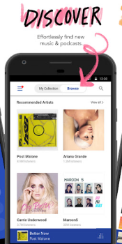 Baixar Pandora - Music & Podcasts Música e áudio para Android captura de tela 3