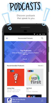 Baixar Pandora - Music & Podcasts Música e áudio para Android captura de tela 5