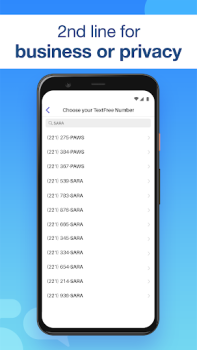 Baixar Text Free: Second Phone Number Social para Android captura de tela 3
