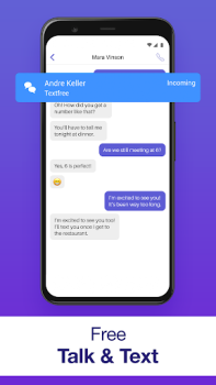 Baixar Text Free: Second Phone Number Social para Android captura de tela 4