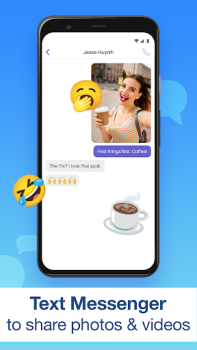 Baixar Text Free: Second Phone Number Social para Android captura de tela 6