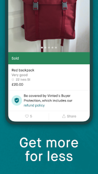 Baixar Vinted: compra e vende roupas Compras para Android captura de tela 5