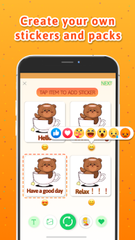 Baixar Personal Stickers-StickerMaker Contato para Android captura de tela 2