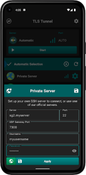 Baixar TLS Tunnel - VPN Ilimitada Ferramentas para Android captura de tela 5