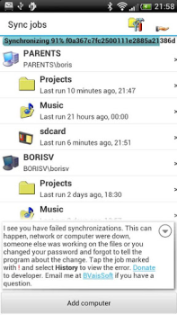 Baixar SyncMe Wireless Ferramentas para Android captura de tela 6
