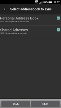 Baixar CardDAV-Sync free Emprego para Android captura de tela 3