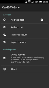 Baixar CardDAV-Sync free Emprego para Android captura de tela 5
