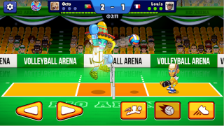 Baixar Volleyball Arena: Spike Hard Jogos de esporte para Android captura de tela 3