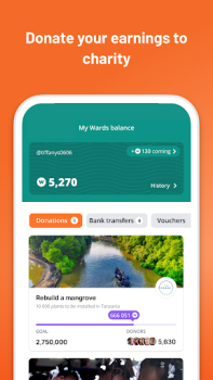 Baixar WeWard - a App de Caminhada Saúde e Bem-estar para Android captura de tela 3