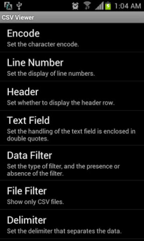Baixar CSV Viewer Negócios para Android captura de tela 2