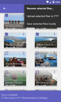 Baixar DiskDigger recuperação fotos Ferramentas para Android captura de tela 3