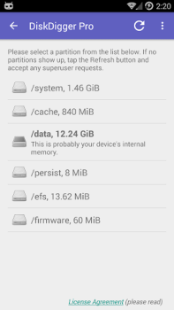 Baixar DiskDigger recuperação fotos Ferramentas para Android captura de tela 5
