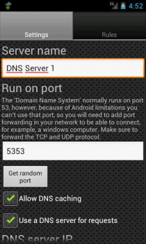 Baixar DNS Server Ferramentas para Android captura de tela 2