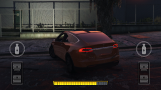 Baixar Model X Tesla Car Parking Game Simuladores para Android captura de tela 4