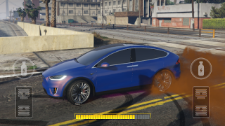 Baixar Model X Tesla Car Parking Game Simuladores para Android captura de tela 5