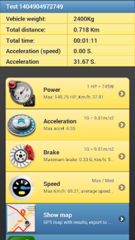Baixar Car Performance Meter, speedom Mapas e navegação para Android captura de tela 4