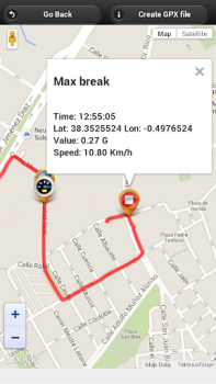 Baixar Car Performance Meter, speedom Mapas e navegação para Android captura de tela 5