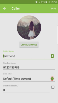 Baixar Fake Call and Sms Entretenimento para Android captura de tela 4