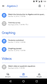 Baixar Google Classroom Educação para Android captura de tela 2