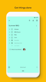 Baixar Google Keep: notas e listas Emprego para Android captura de tela 2